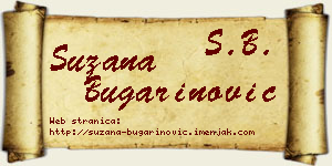 Suzana Bugarinović vizit kartica